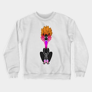 Tamar Demon Vase Cat :: Canines and Felines Crewneck Sweatshirt